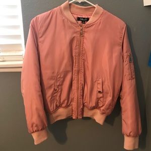 Pink bomber jacket